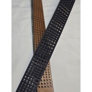 Chaps Perforated Navy Blue Mens Belt NWT Size Med Up To 40" Work Casual Leather